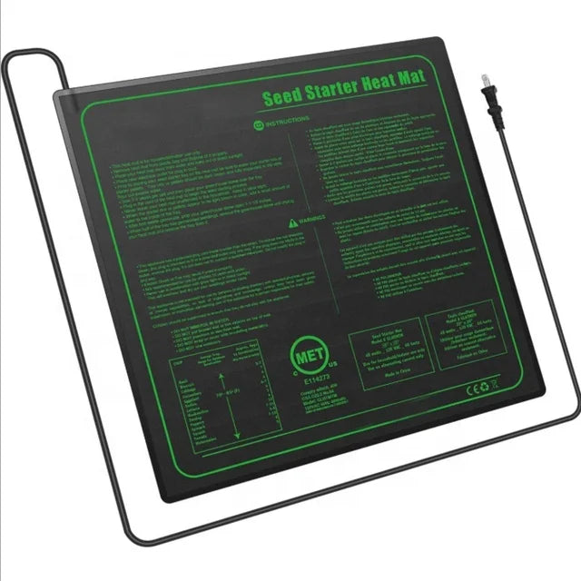 Heating Seed Starter Germination Kit Seedling Heat Mat for Flower Tray Durable Hydroponic Heating Mat Pad