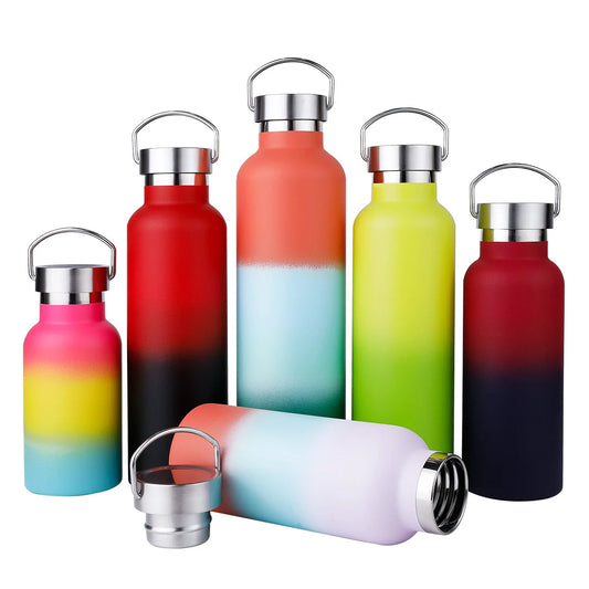 Stainless Steel Sports Water Bottle Insulated Narrow Mouth flask