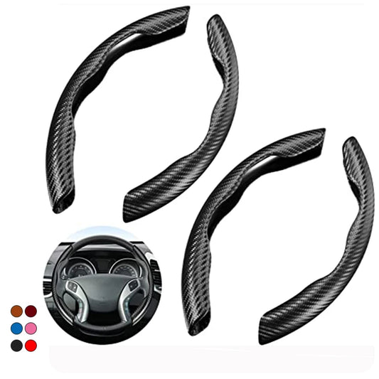 Car interior accessories 2023 Carbon Fiber Car Steering Wheel Cover Comfortable Sports anti -skid car steering wheel cover